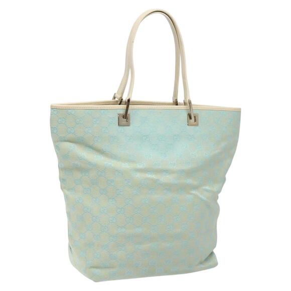 GUCCI GG Canvas Tote Bag Peppermint 001 001 - Picture 1 of 16